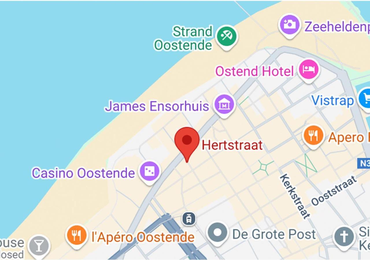 Cosy Studio By The Sea Oostende Ngoại thất bức ảnh